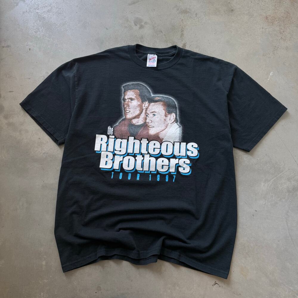 Vintage 90’s The Righteous Brothers 35th Anniversary Tour Retro T-shirt Size XL
